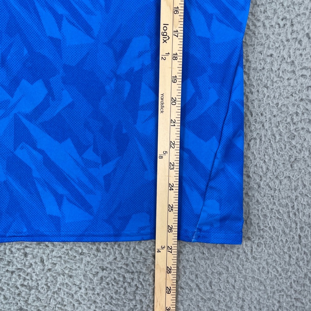 Under Armour Compression Shirt Mens L Blue Superman HeatGear Camo 1244399 - Flaw - Picture 9 of 12